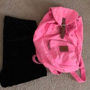 BUNDLE: VS mini bag & Size S Velvet Legging